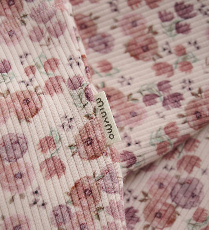 Minymo Leggings - Rib - Peach Whip