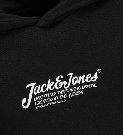 Jack & Jones Hættetrøje - JjBeau - Sort