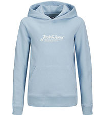 Jack & Jones Hættetrøje - JjBeau - Chambray Blue