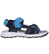 Superfit Sandaler - Criss Cross - Blå/Tyrkis Grøn