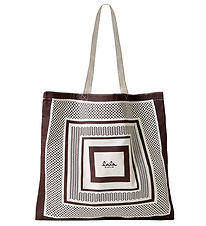 Lala Berlin Shopper - Maja - Heritage Stripe Brown