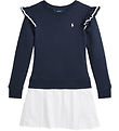 Polo Ralph Lauren Sweatkjole - Navy/Hvid