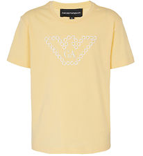 Emporio Armani T-shirt - Golden Haze m. Logo