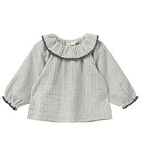 Sofie Schnoor Bluse - Black Thin Stripe