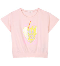 Billieblush T-Shirt - Rose Pale av. Imprimé