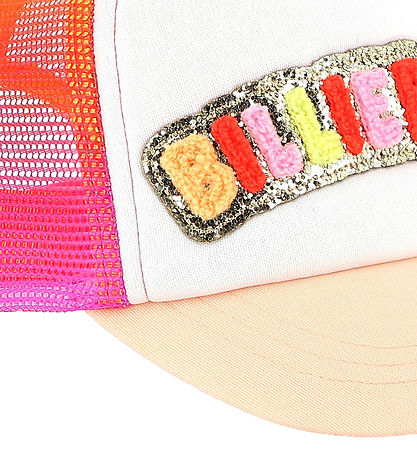 Billieblush Kasket - Hvid/Multi m. Guld Glitter