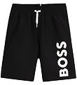 BOSS Badeshorts - Sort m. Hvid