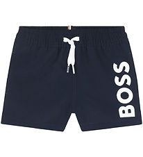 Shorts de Bain BOSS - Marine av. Blanc