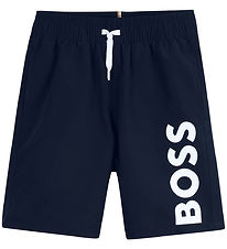 Shorts de Bain BOSS - Marine av. Blanc