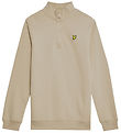 Lyle & Scott Sweatshirt - Quarter Zip - Stone