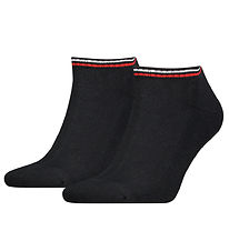 Tommy Hilfiger Ankelstrømper - 2-pak - Sneaker - Sort