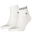 Tommy Hilfiger Strømper - 2-pak - Quarter - Hvid