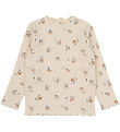 The New Siblings Blouse - TnstNaya - Rib - White Swan AOP