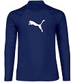 Puma Badebluse - UV50+ - Navy m. Logo