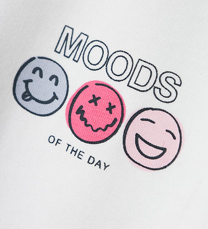 Name It Bluse - Moods - NkfVix - Bright White m. Print