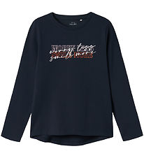 Blouse Name It - Souriez davantage - NkfVix - Dark Sapphire av. 