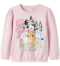 Sweat-shirt Name It - Bleu - NmfOda - Corsage
