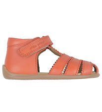 Sandales Pom Pom - Entrées Scallop Velcro - Rose Melon