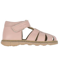 Sandales Pom Pom - Velcro - Ancien Rose