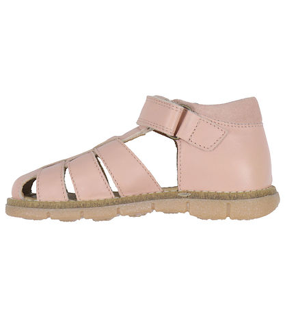 Pom Pom Sandaler - Velcro - Old Rose
