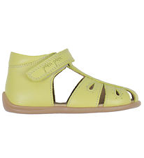 Sandales Pom Pom - Gouttes de départ Velcro - Light Lemon