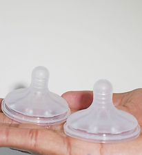 Caramma Tétines de Biberon - Silicone - 2 Pack
