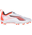 Puma Fodboldstøvler - Ultra 5 Play V FG/AG Jr - Hvid/Sort/Glowin