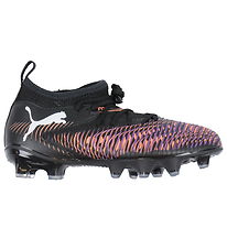 Chaussures de foot Puma - Future 8 Match FG/AG Jr - Noir/Blanc/G