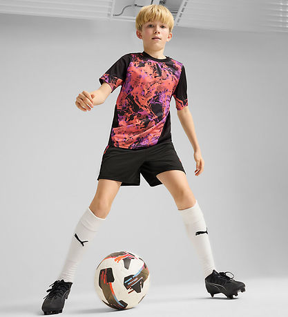 Puma T-shirt - IndividualCUP Jr - Sort m. Print