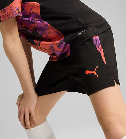 Puma T-shirt - IndividualCUP Jr - Sort m. Print
