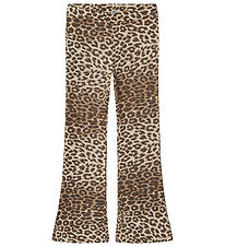 Name It Bukser - NmfNuni - Turtledove m. Leopardprint
