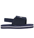 BOSS Badesandaler - Navy/Hvid