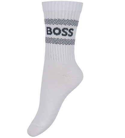BOSS Strømper - 2-pak - Navy/Hvid