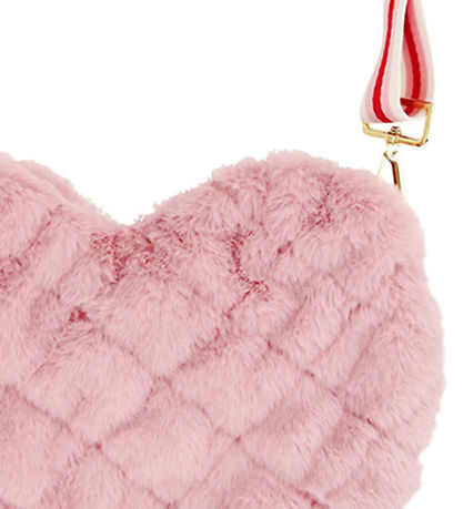 Meri Meri Taske - Plush - Hjerte - Rosa