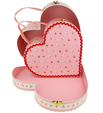 Meri Meri Suitcase - Heart - 2-Pack - 21/26 cm - Vintage Heart -