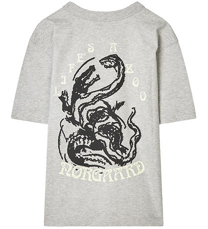 Mads Nørgaard T-shirt - Dry Single Theo - Lysegråmeleret