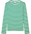 Mads Nørgaard Bluse - Rib - Classic Stripe Talika - Vanilla Ice/