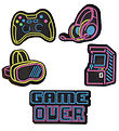 Crocs Vedhæng - Neon Gamer - 5-pak