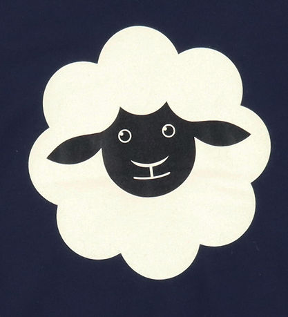 DYR-Cph T-shirt - Dyrgrowl - Navy m. Får