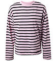 Hound Bluse - Stribet Rosa