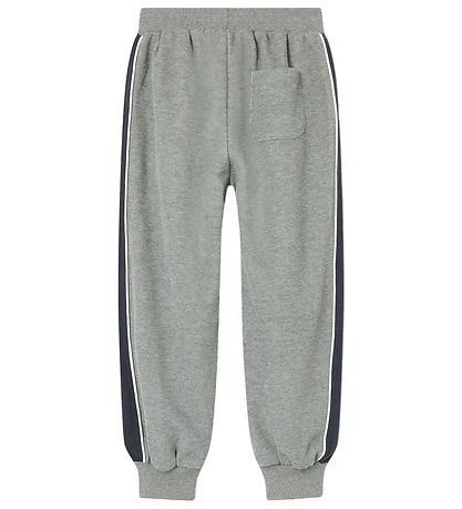 Name It Bukser - NmmRicce - Grey Melange