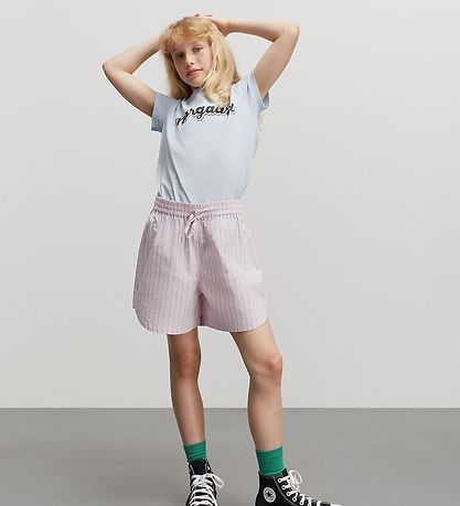 Mads Nørgaard T-shirt - Tuvina - Cashmere Blue
