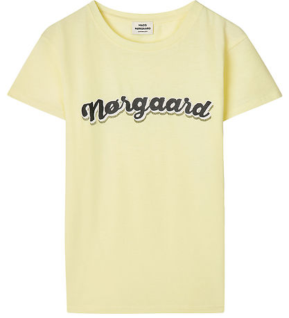 Mads Nørgaard T-shirt - Tuvina - Tender Yellow