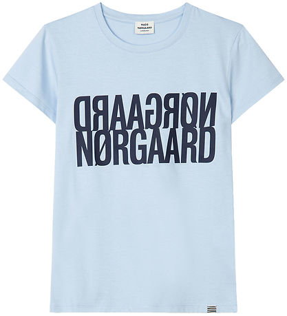 Mads Nørgaard T-shirt - Tuvina - Cashmere Blue