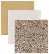 That's Mine Stofbleer - Bora Muslin - 3-pak - 70x70 cm - Jungle 