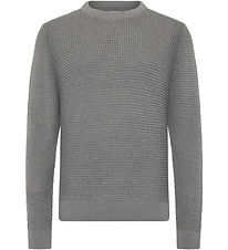 Grunt Bluse - Strik - GrAnker - Gråmeleret
