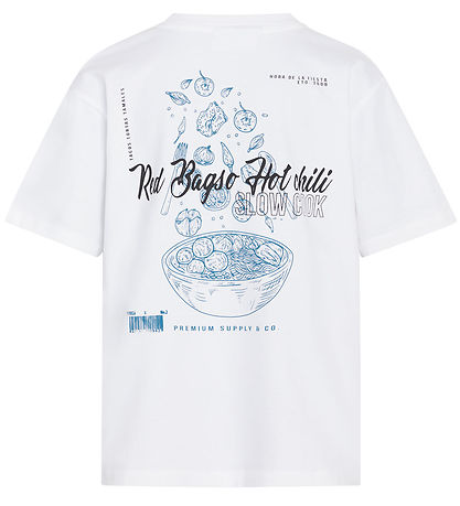Grunt T-shirt - GrPoebla - Hvid m. Print
