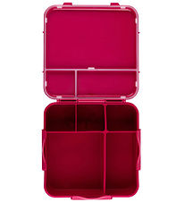 MontiiCo Madkasse m. 5 Rum - Bento Plus - 1,3 l - Crimson