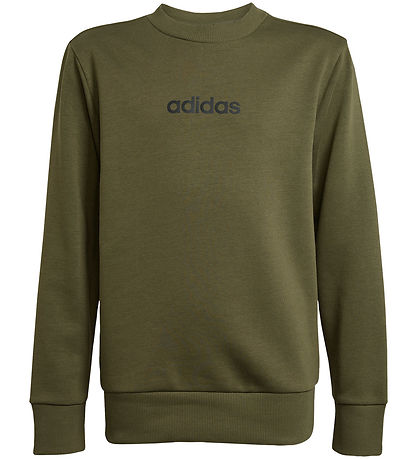 adidas Performance Bluse - J Lin FT Crew - Olistr/Black