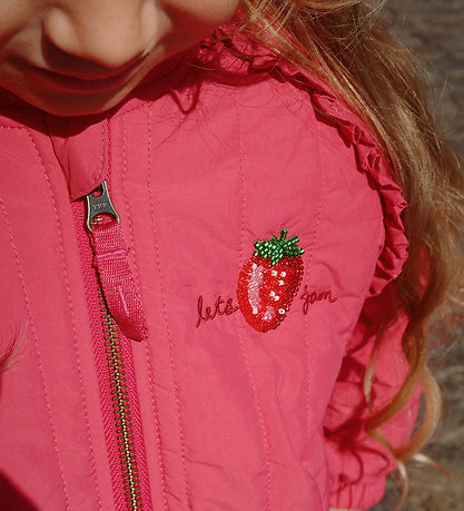 Konges Sløjd Termojakke - Juno Sparkle Bomber - Raspberry Wine m